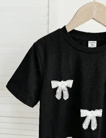 Tricou Shein Kids, negru
