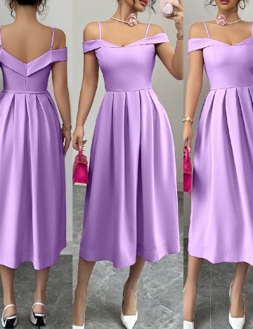 Rochie medie SHEIN, mov