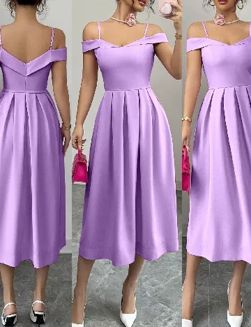 Rochie medie SHEIN, mov