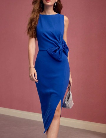 Rochie medie MOTF, albastru