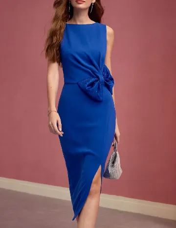 Rochie medie MOTF, albastru