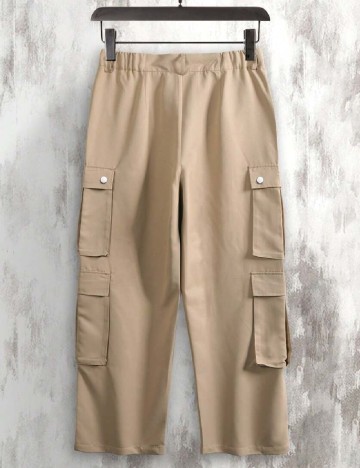 Pantaloni SHEIN, maro deschis