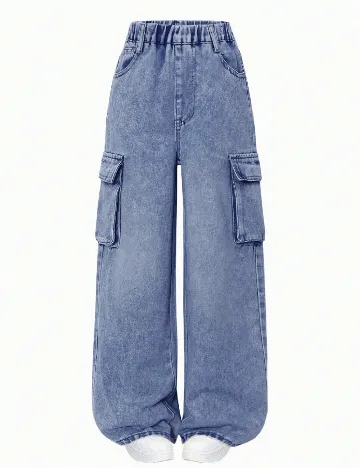 Blugi Shein Kids, albastru