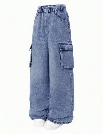 Blugi Shein Kids, albastru