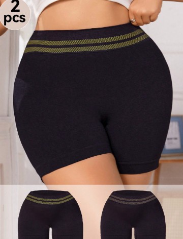 Colanti modelatori 2 perechi SHEIN CURVE, negru