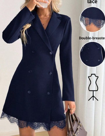 Rochie scurta SHEIN, bleumarin