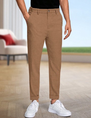 Pantaloni SHEIN, maro