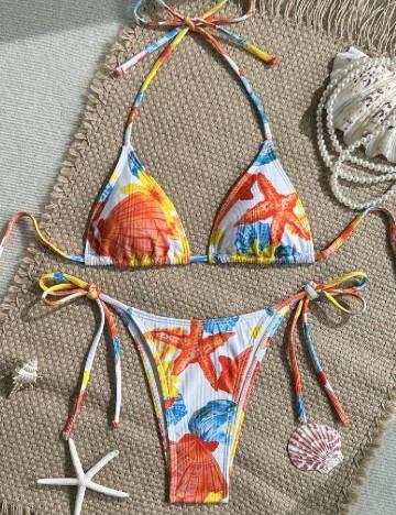 Costum de baie SHEIN, mix culori