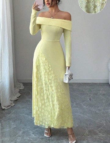Rochie lunga SHEIN, galben