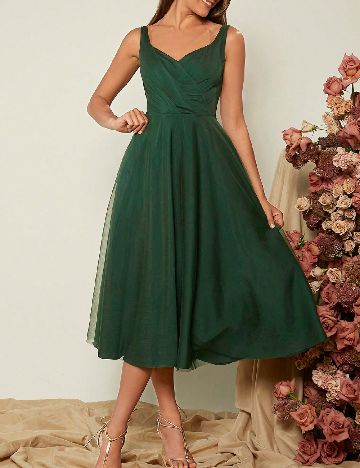 Rochie medie SHEIN, verde