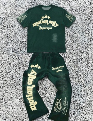 Compleu Shein Kids, verde