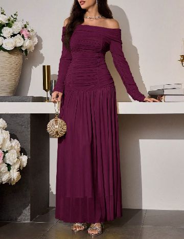 Rochie lunga SHEIN, mov