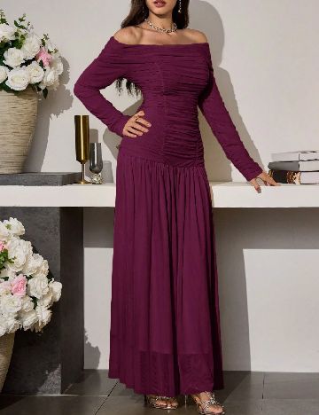 Rochie lunga SHEIN, mov