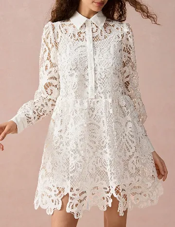 Rochie scurta SHEIN, alb