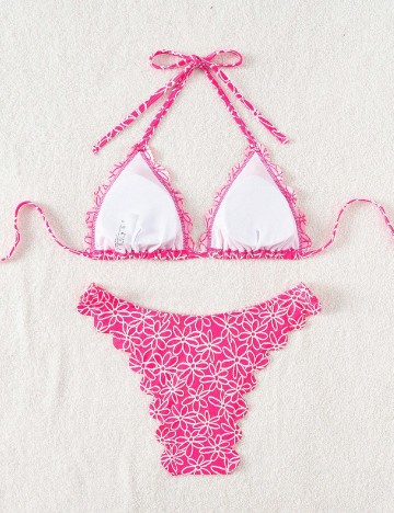 Costum de baie SHEIN, roz