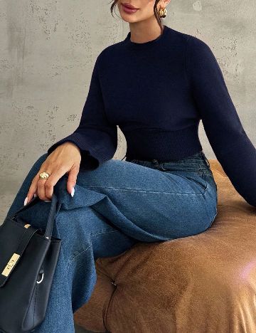 Bluza SHEIN, bleumarin