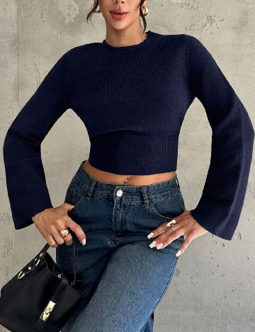 Bluza SHEIN, bleumarin