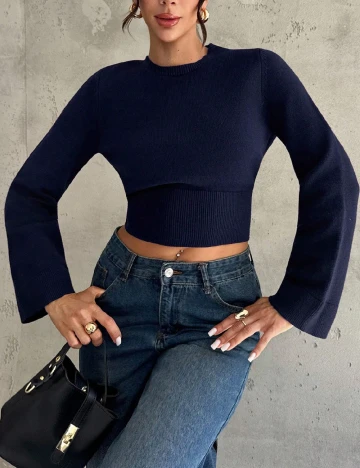Bluza SHEIN, bleumarin