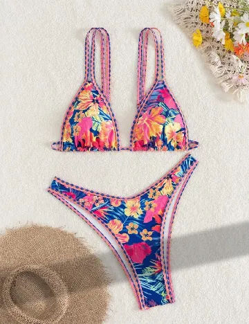 Costum de baie SHEIN, mix culori