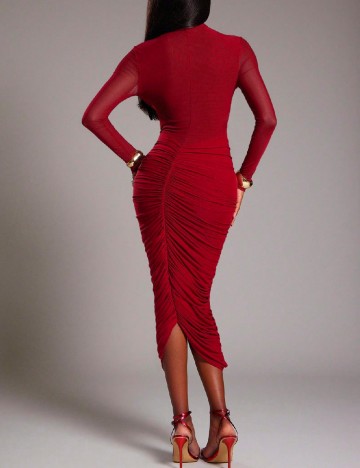 Rochie medie SHEIN, rosu