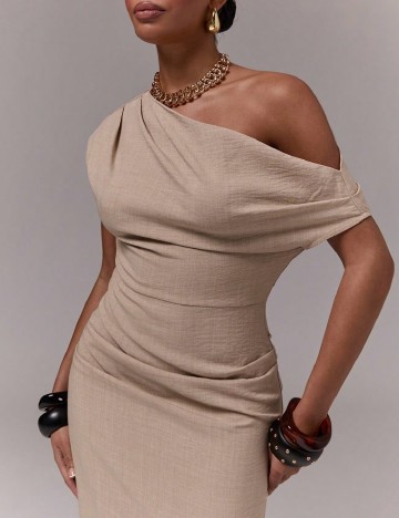 Rochie lunga SHEIN, crem