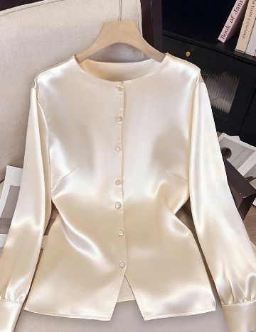 Camasa SHEIN CURVE, crem