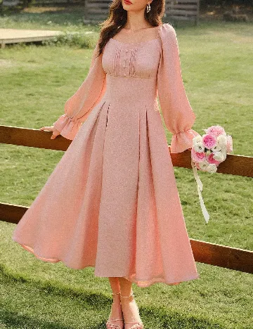 Rochie lunga SHEIN, roz
