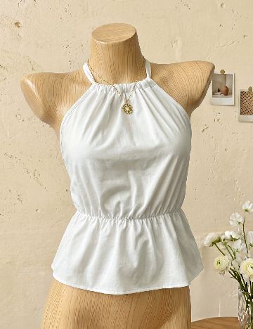 Top SHEIN, alb
