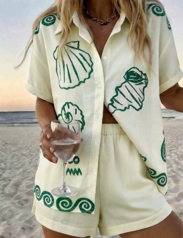 Compleu SHEIN, verde deschis