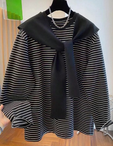 Bluza SHEIN CURVE, negru