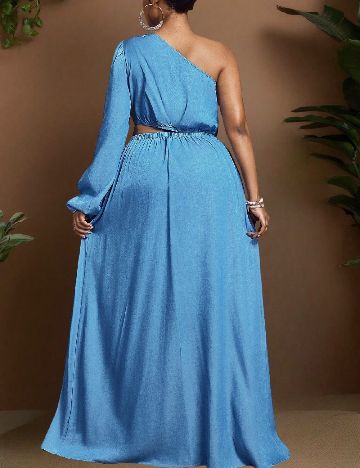 Rochie lunga SHEIN CURVE, albastru