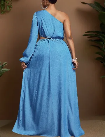 Rochie lunga SHEIN CURVE, albastru