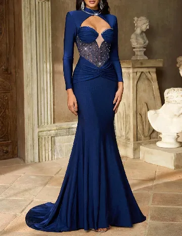 Rochie lunga SHEIN, albastru
