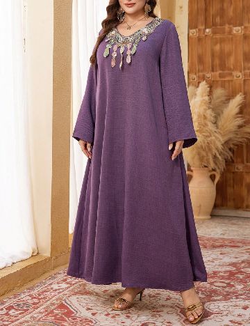 Rochie lunga SHEIN CURVE, mov