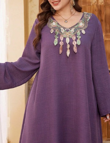 Rochie lunga SHEIN CURVE, mov