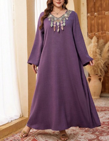Rochie lunga SHEIN CURVE, mov