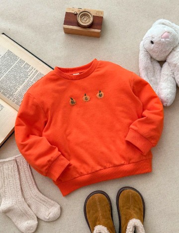 Bluza Shein Kids, portocaliu