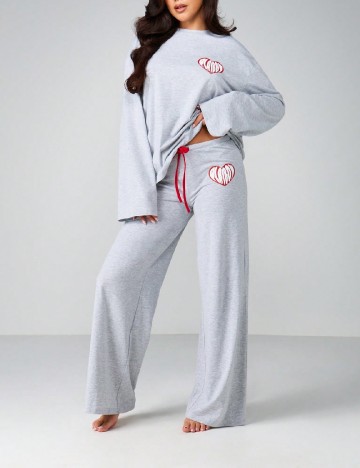 Pantaloni de pijama Missguided, gri