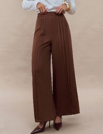 Pantaloni SHEIN, maro
