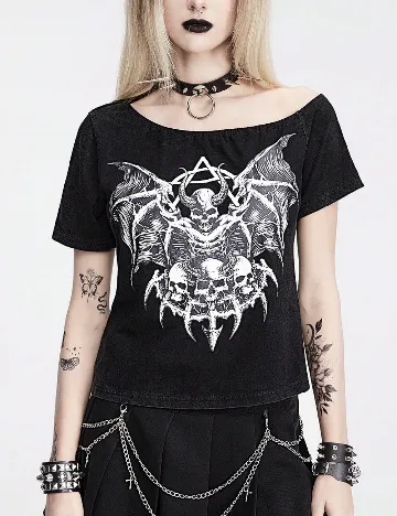 Tricou Romwe, negru