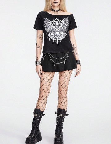 Tricou Romwe, negru