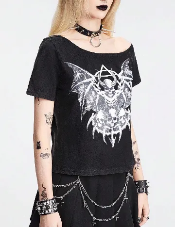 Tricou Romwe, negru