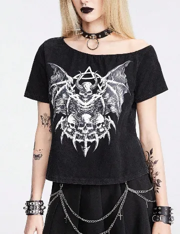 Tricou Romwe, negru