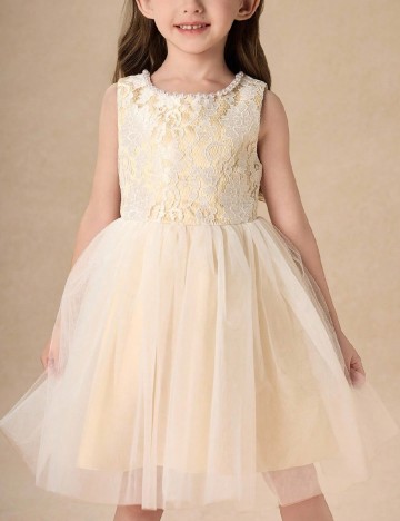Rochie Shein Kids, crem