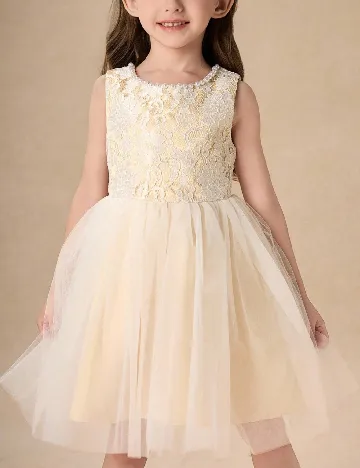 Rochie Shein Kids, crem