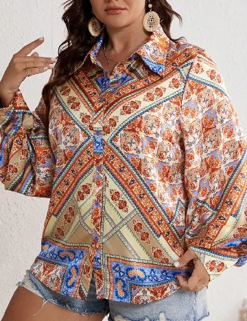Camasa SHEIN CURVE, mix culori