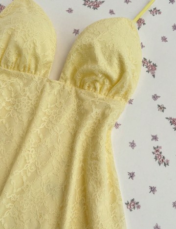Rochie scurta SHEIN, galben