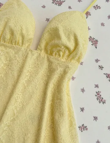 Rochie scurta SHEIN, galben