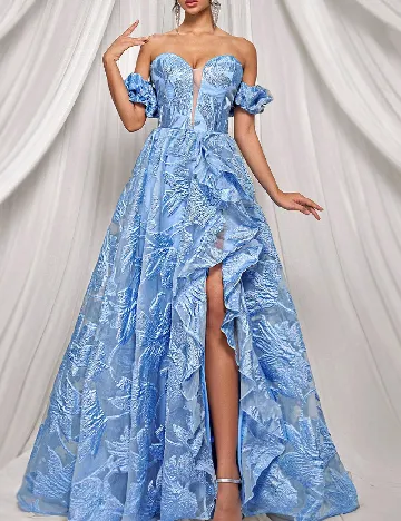 Rochie lunga SHEIN, bleu