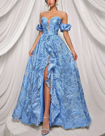 Rochie lunga SHEIN, bleu